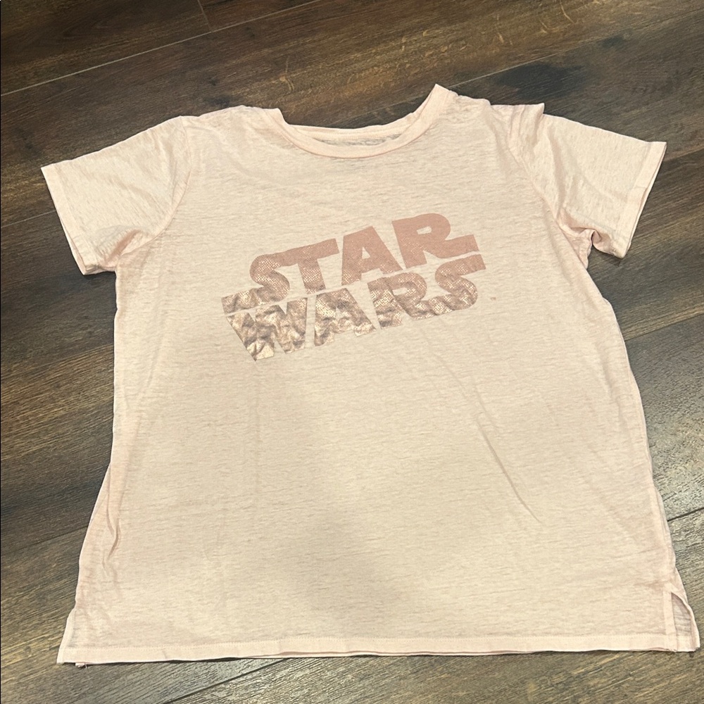 Star Wars Her Universe Pink Star Wars Lightweight Shorts-Sleeve Shirt